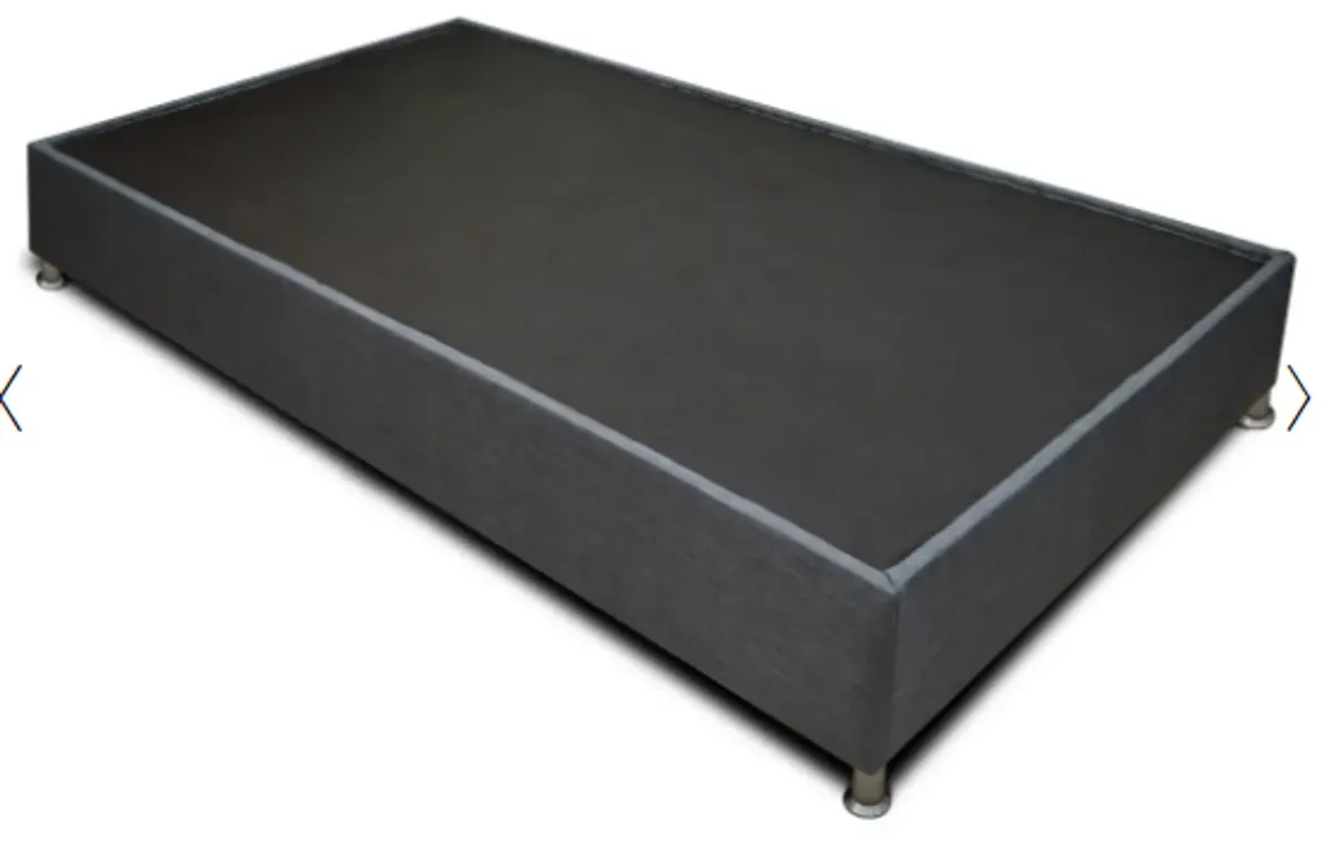SOMIER MUDECOR 140X190 CON PESTAÑA GRIS