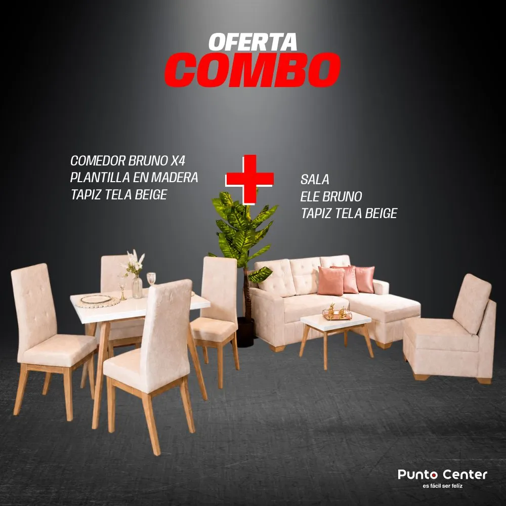 COMBO: COMEDOR BRUNO  + SALA ELE BRUNO