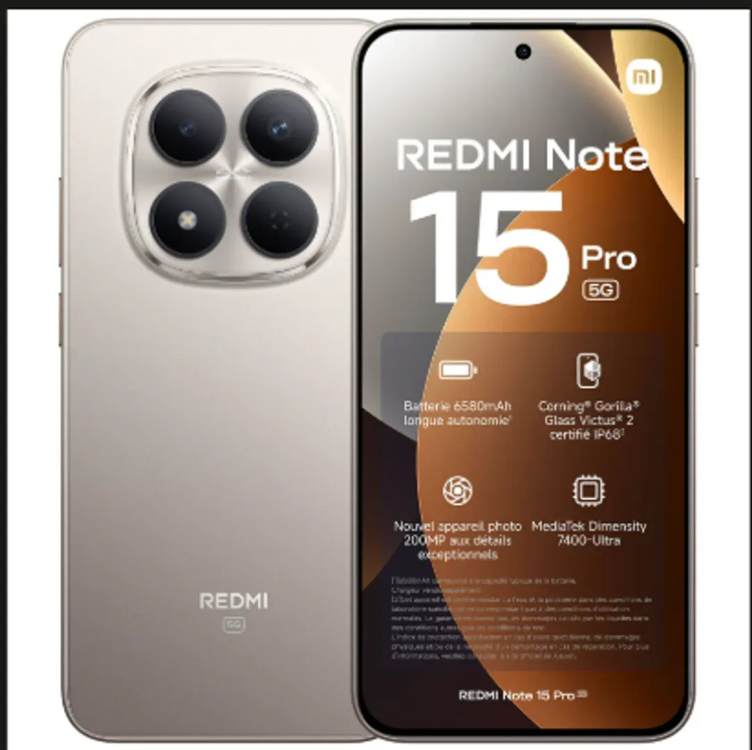 CEL XIAOMI REDMI NOTE 15 PRO TITAN 12GB 512GB